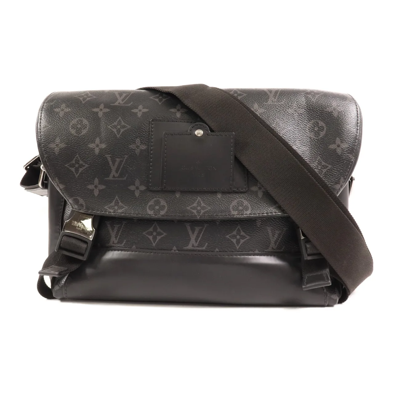 LOUIS VUITTON M40511 Shoulder Bag Coated Canvas 黑色