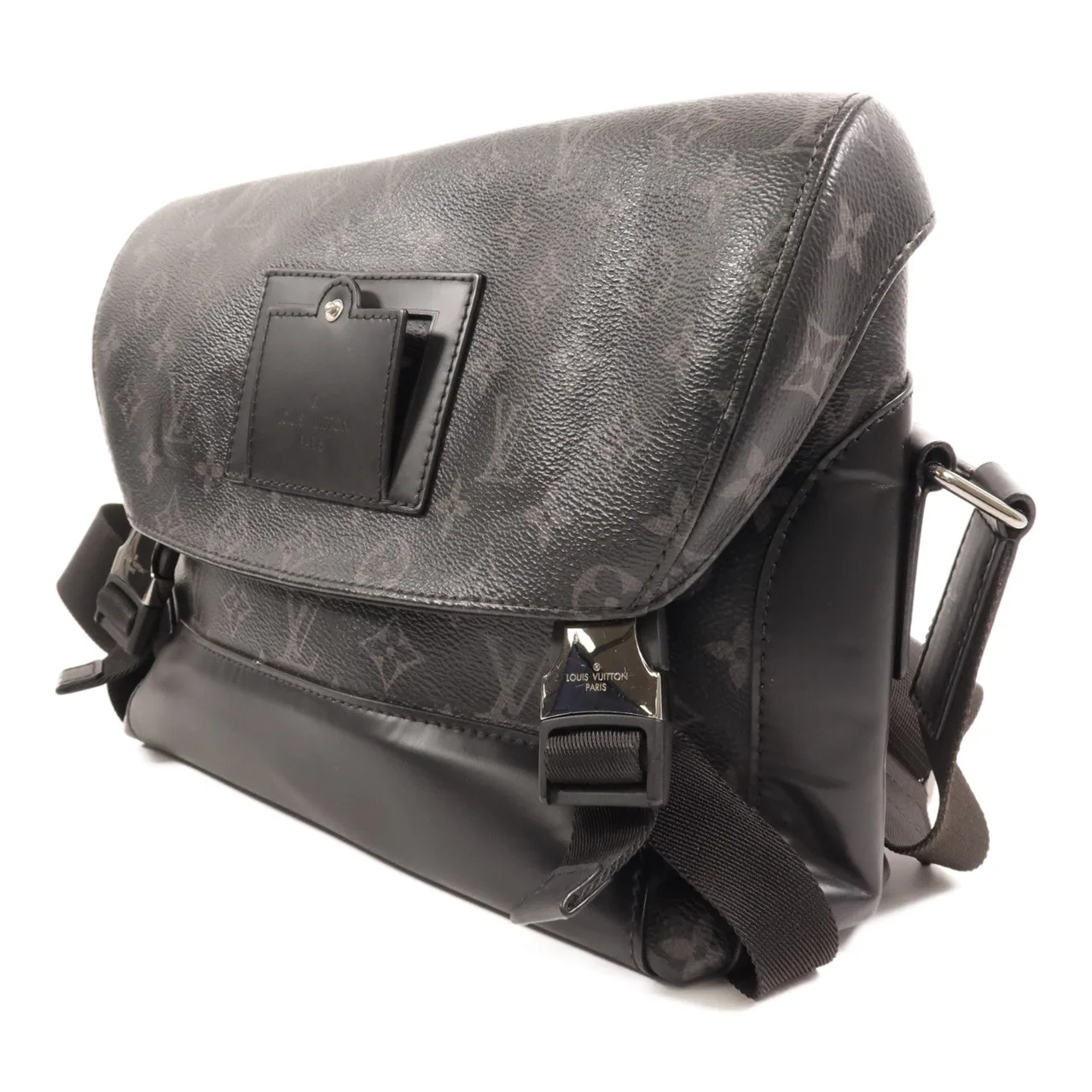 LOUIS VUITTON M40511 Shoulder Bag Coated Canvas 黑色 Coated Canvas Rank A - Thumbnail 3