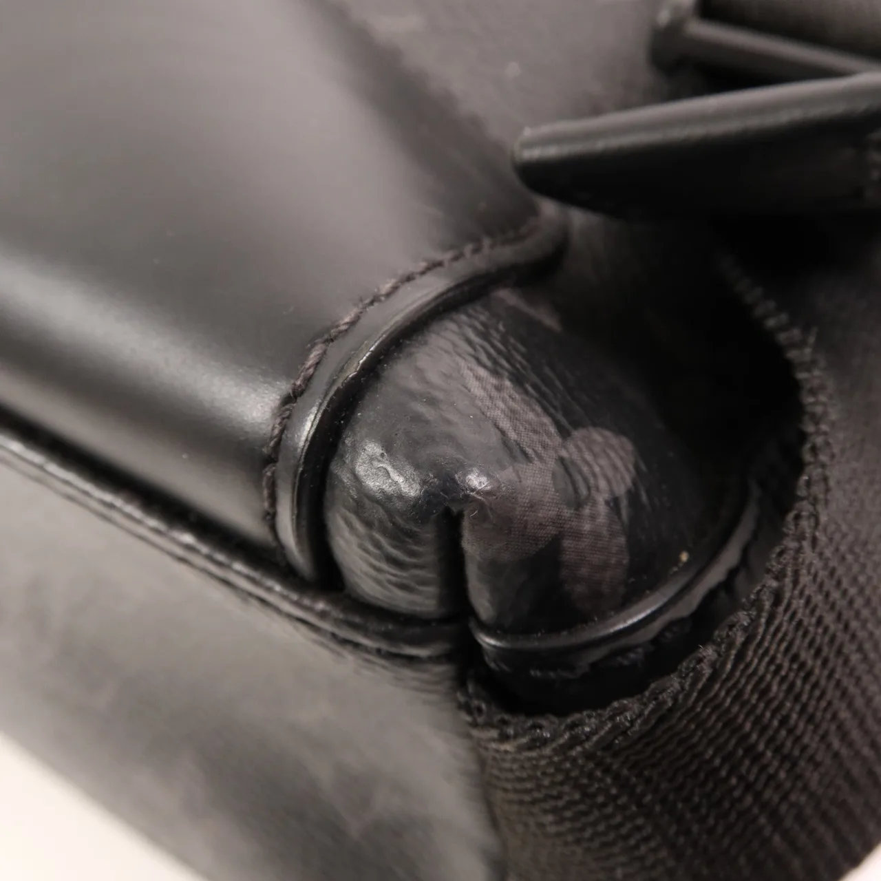 LOUIS VUITTON M40511 Shoulder Bag Coated Canvas 黑色 Coated Canvas Rank A - Thumbnail 6