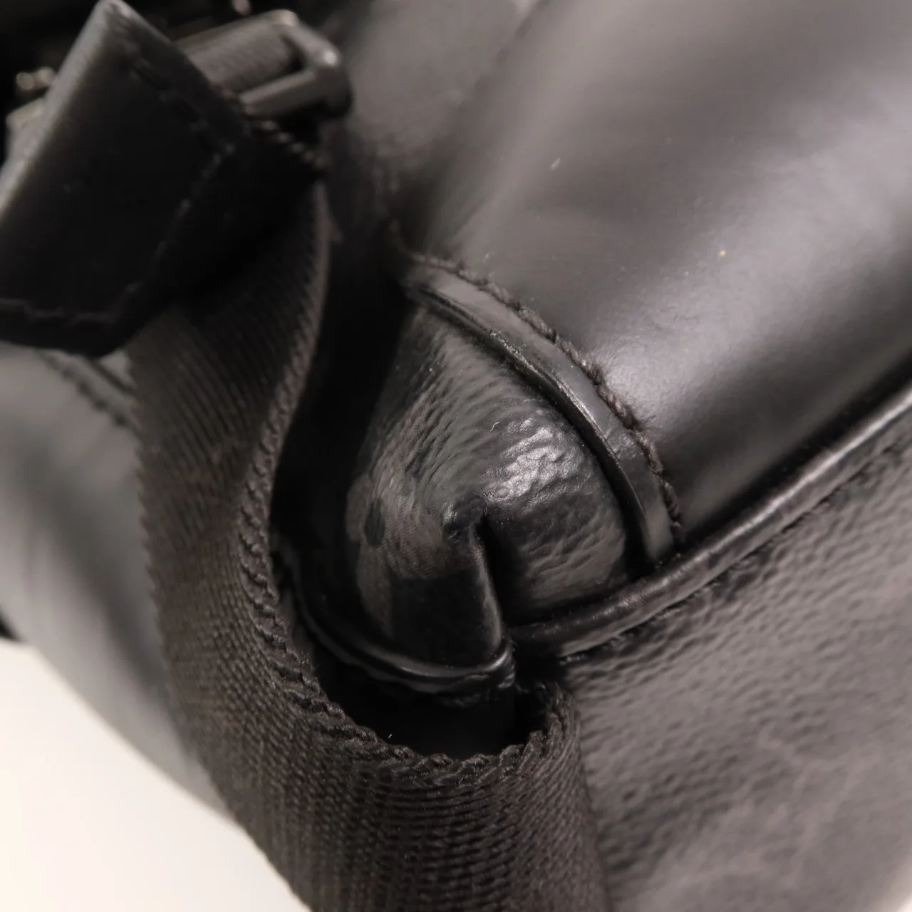 LOUIS VUITTON M40511 Shoulder Bag Coated Canvas 黑色 Coated Canvas Rank A - Thumbnail 7