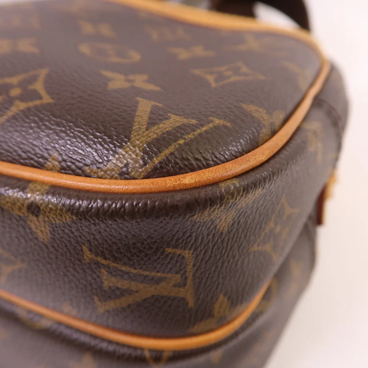 LOUIS VUITTON Reporter M45254 Shoulder Bag Coated Canvas 棕色 Coated Canvas Rank B - Thumbnail 10