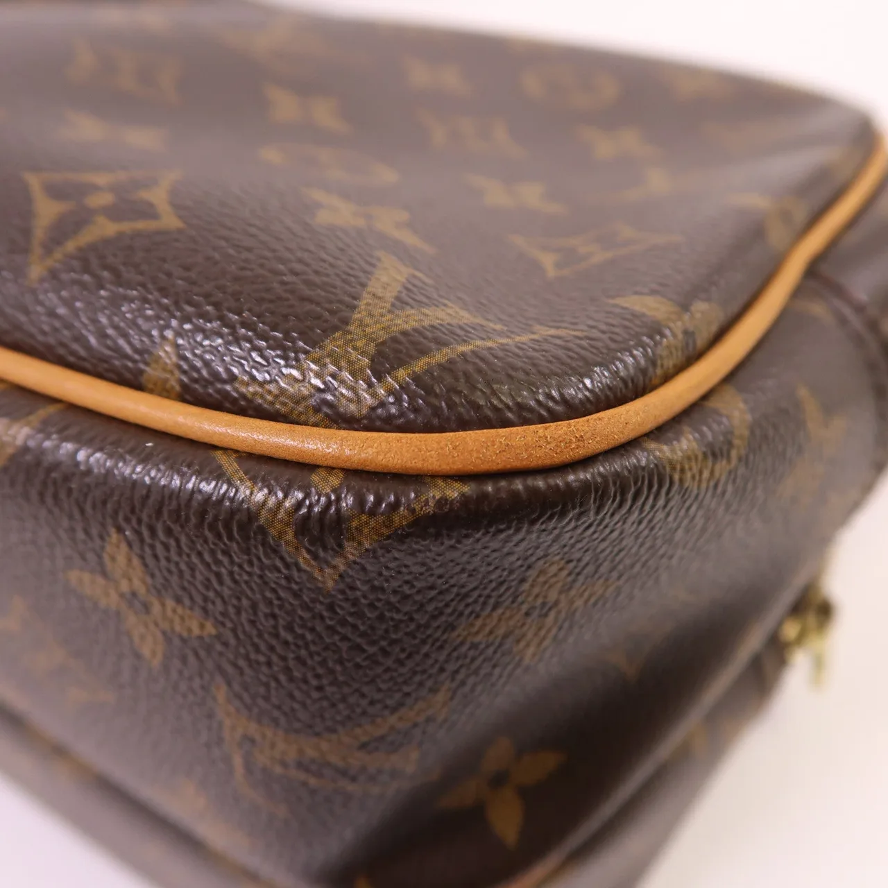 LOUIS VUITTON Reporter M45254 Shoulder Bag Coated Canvas 棕色 Coated Canvas Rank B - Thumbnail 12