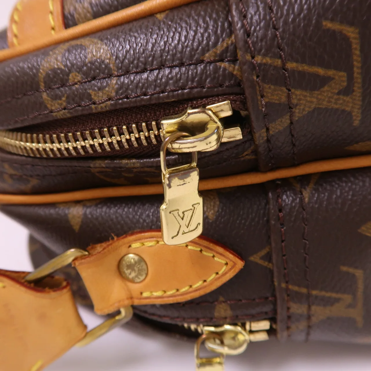 LOUIS VUITTON Reporter M45254 Shoulder Bag Coated Canvas 棕色 Coated Canvas Rank B - Thumbnail 14