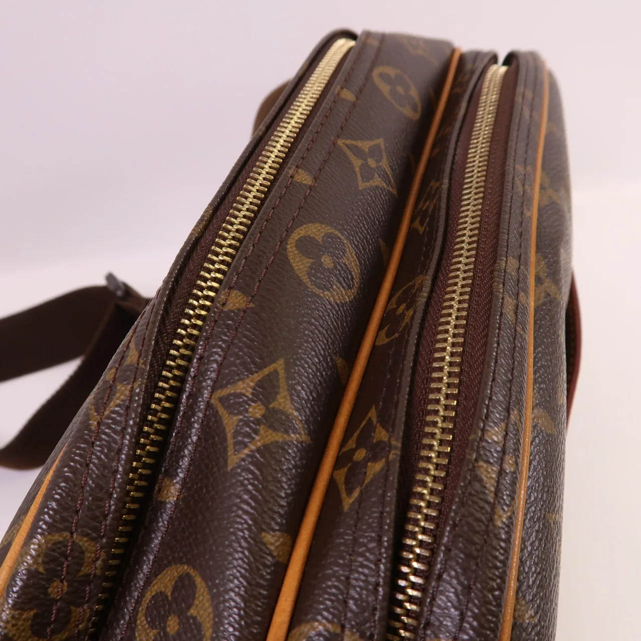 LOUIS VUITTON Reporter M45254 Shoulder Bag Coated Canvas 棕色 Coated Canvas Rank B - Thumbnail 16