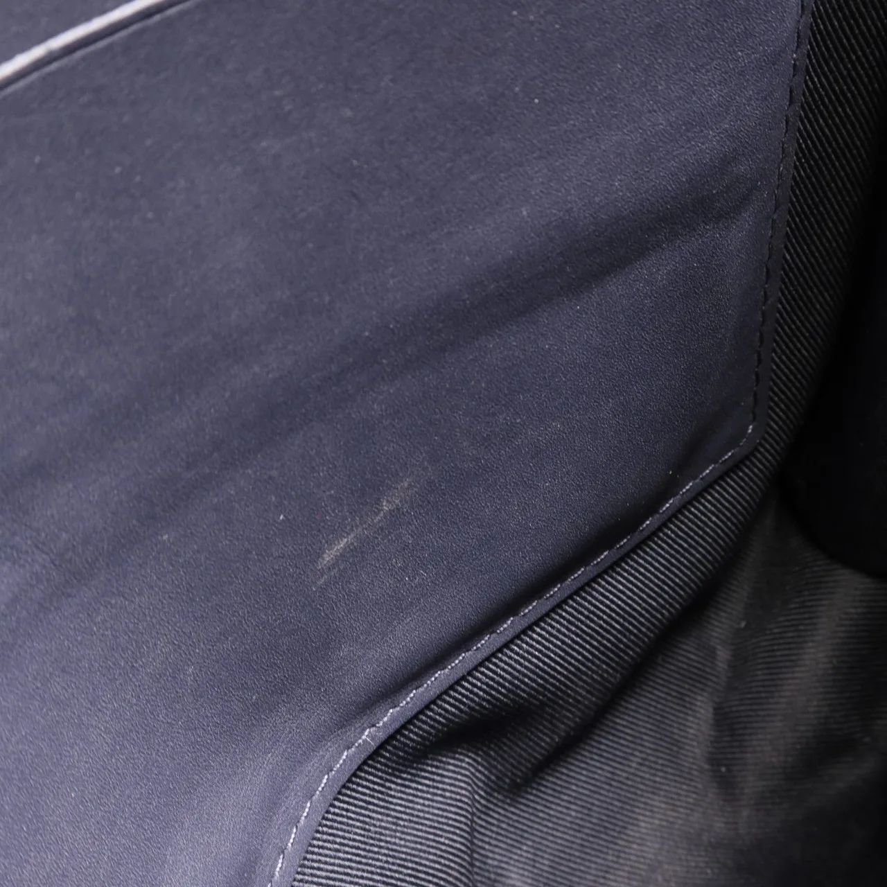 LOUIS VUITTON Pochette Voyage N60049 Clutch Coated Canvas 白色 / 海軍藍 Coated Canvas Rank B - Thumbnail 14