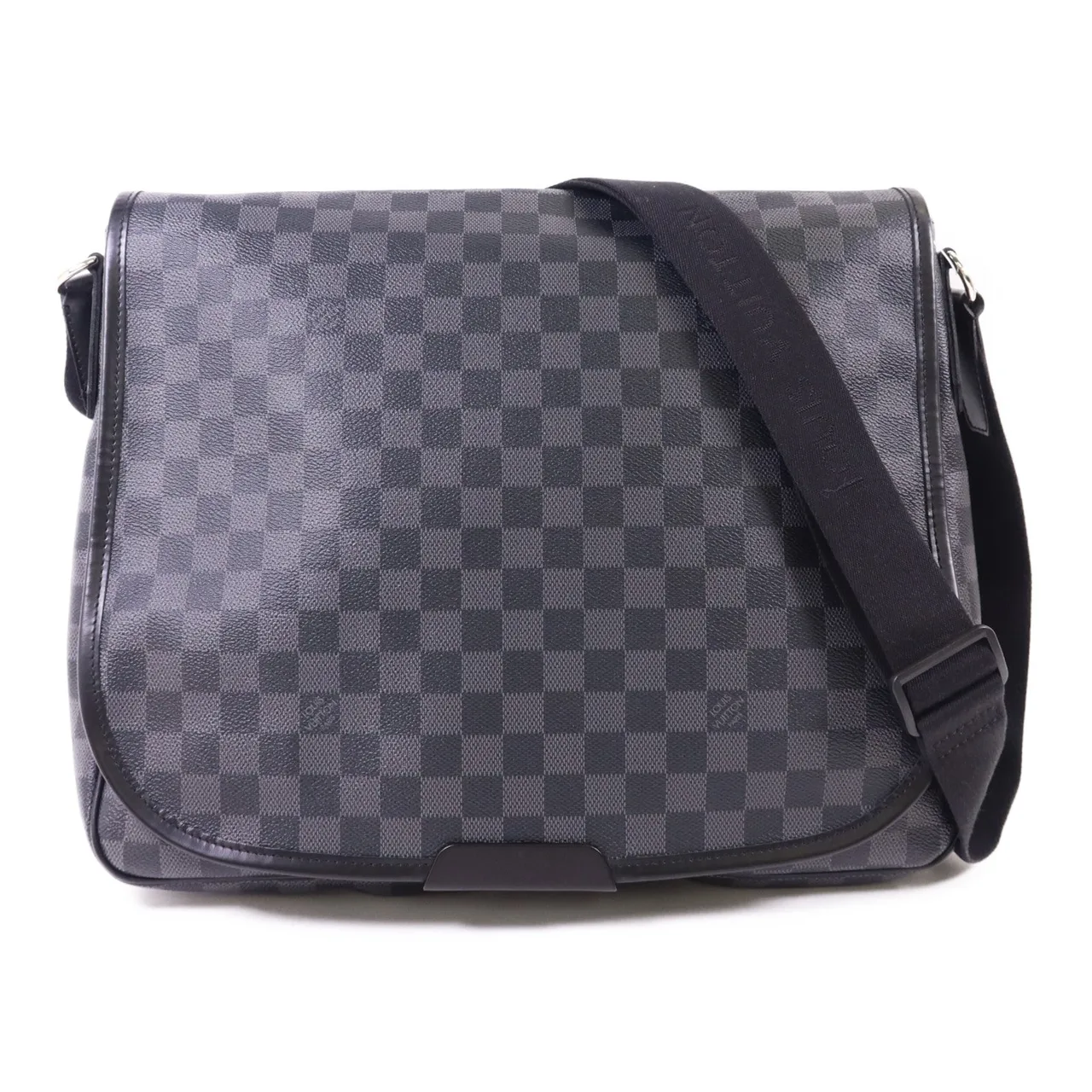 LOUIS VUITTON Daniel N5833 Shoulder Bag Coated Canvas 黑色