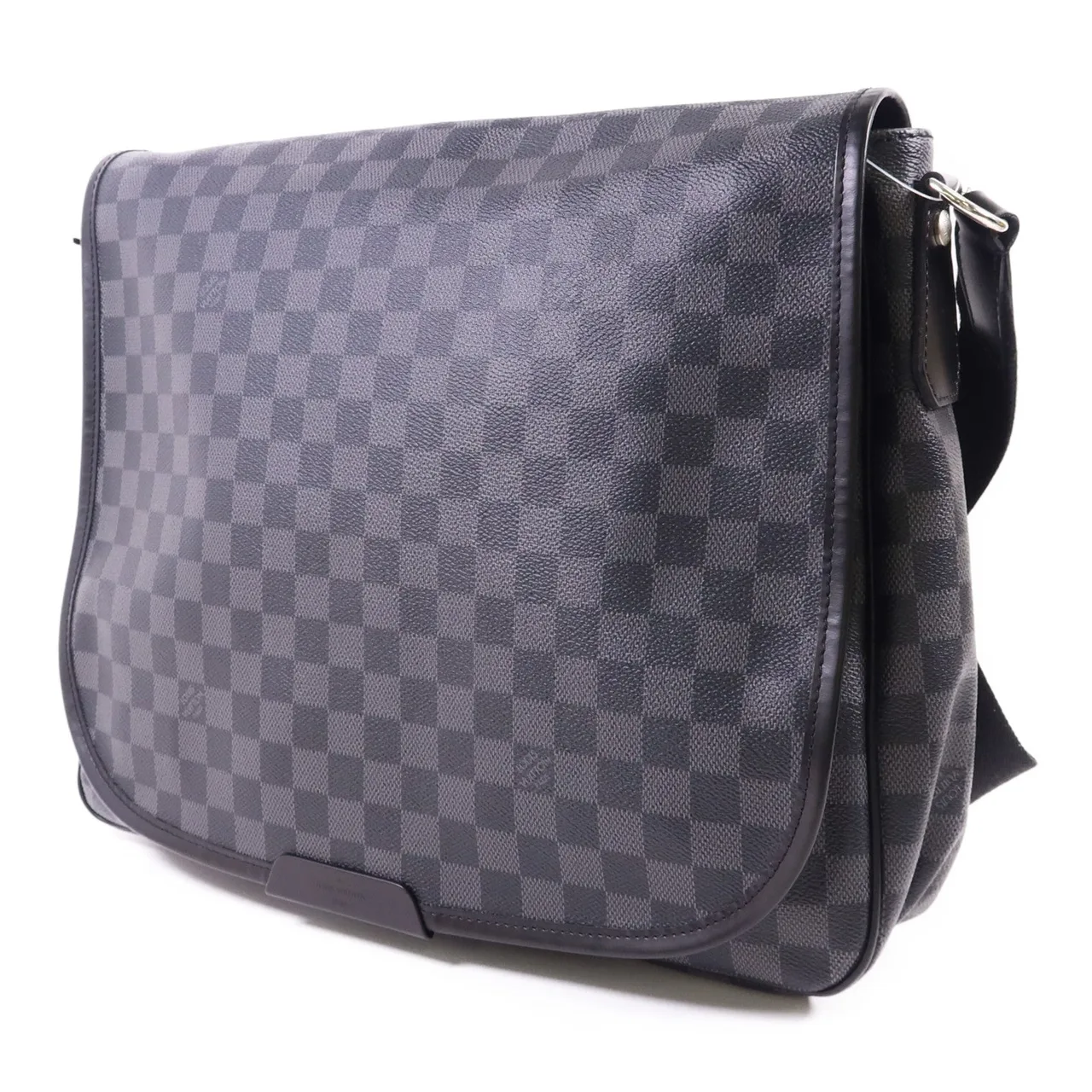 LOUIS VUITTON Daniel N5833 Shoulder Bag Coated Canvas 黑色 Coated Canvas Rank A - Thumbnail 3