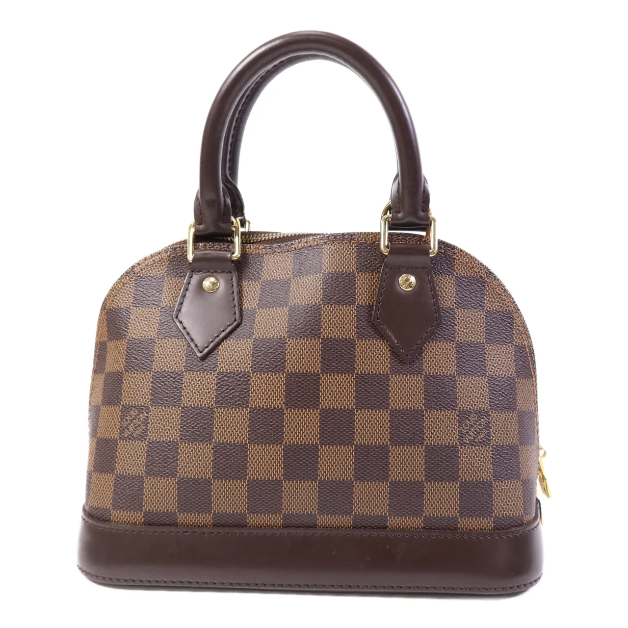 LOUIS VUITTON Alma N41221 2-Way Bag Coated Canvas 棕色 Coated Canvas Rank B - Thumbnail 2