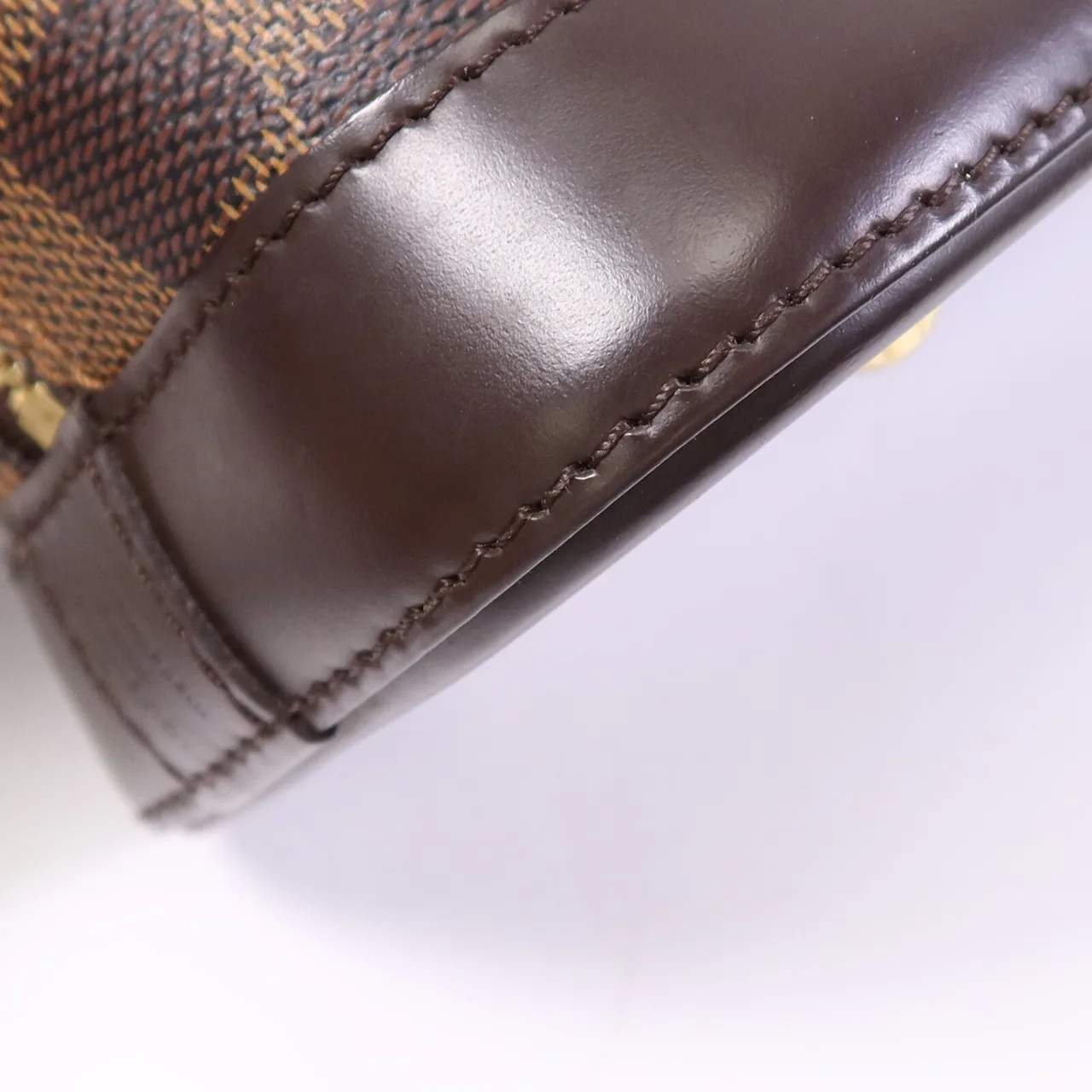 LOUIS VUITTON Alma N41221 2-Way Bag Coated Canvas 棕色 Coated Canvas Rank B - Thumbnail 8