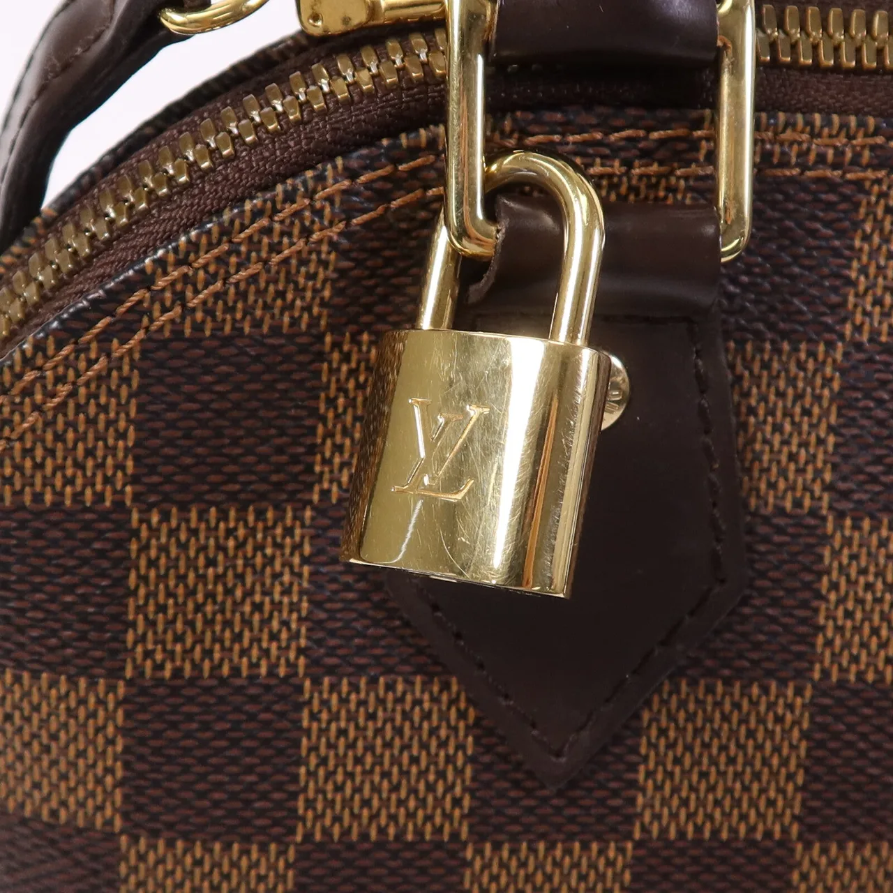 LOUIS VUITTON Alma N41221 2-Way Bag Coated Canvas 棕色 Coated Canvas Rank B - Thumbnail 10