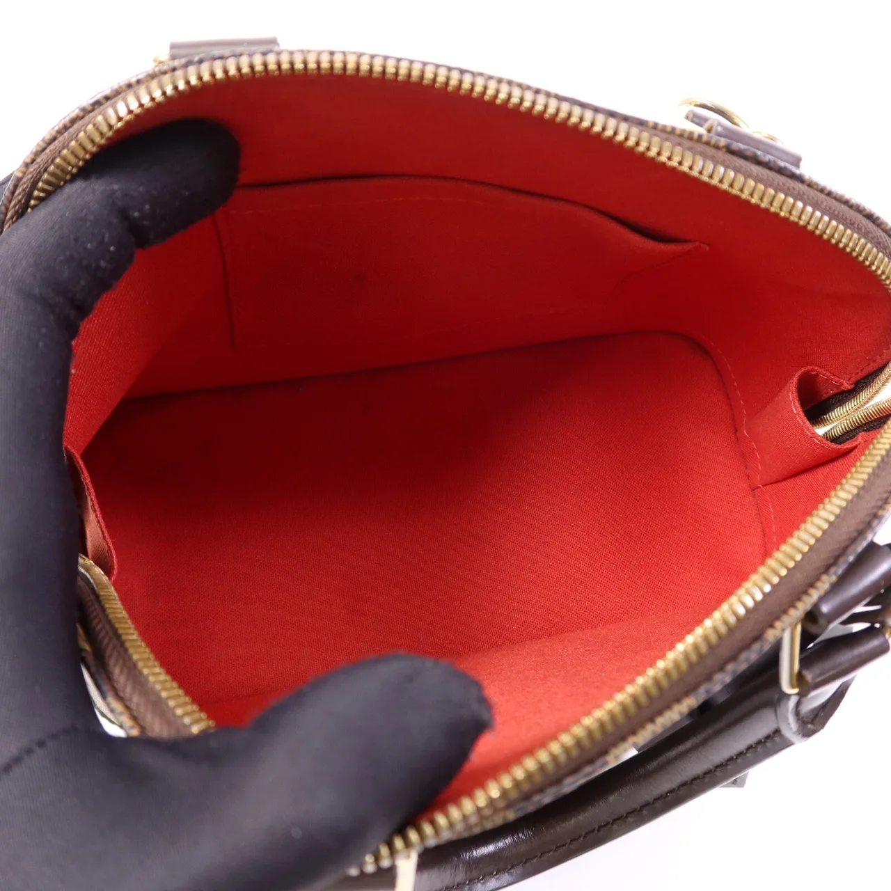 LOUIS VUITTON Alma N41221 2-Way Bag Coated Canvas 棕色 Coated Canvas Rank B - Thumbnail 12