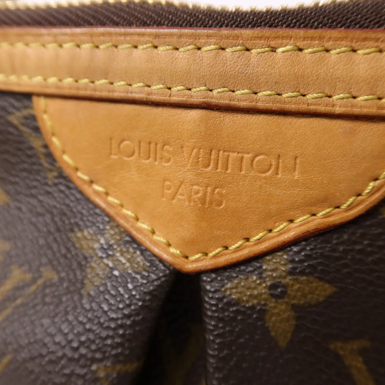 LOUIS VUITTON Palermo M40146 2-Way Bag Coated Canvas 棕色 Coated Canvas Rank B - Thumbnail 11