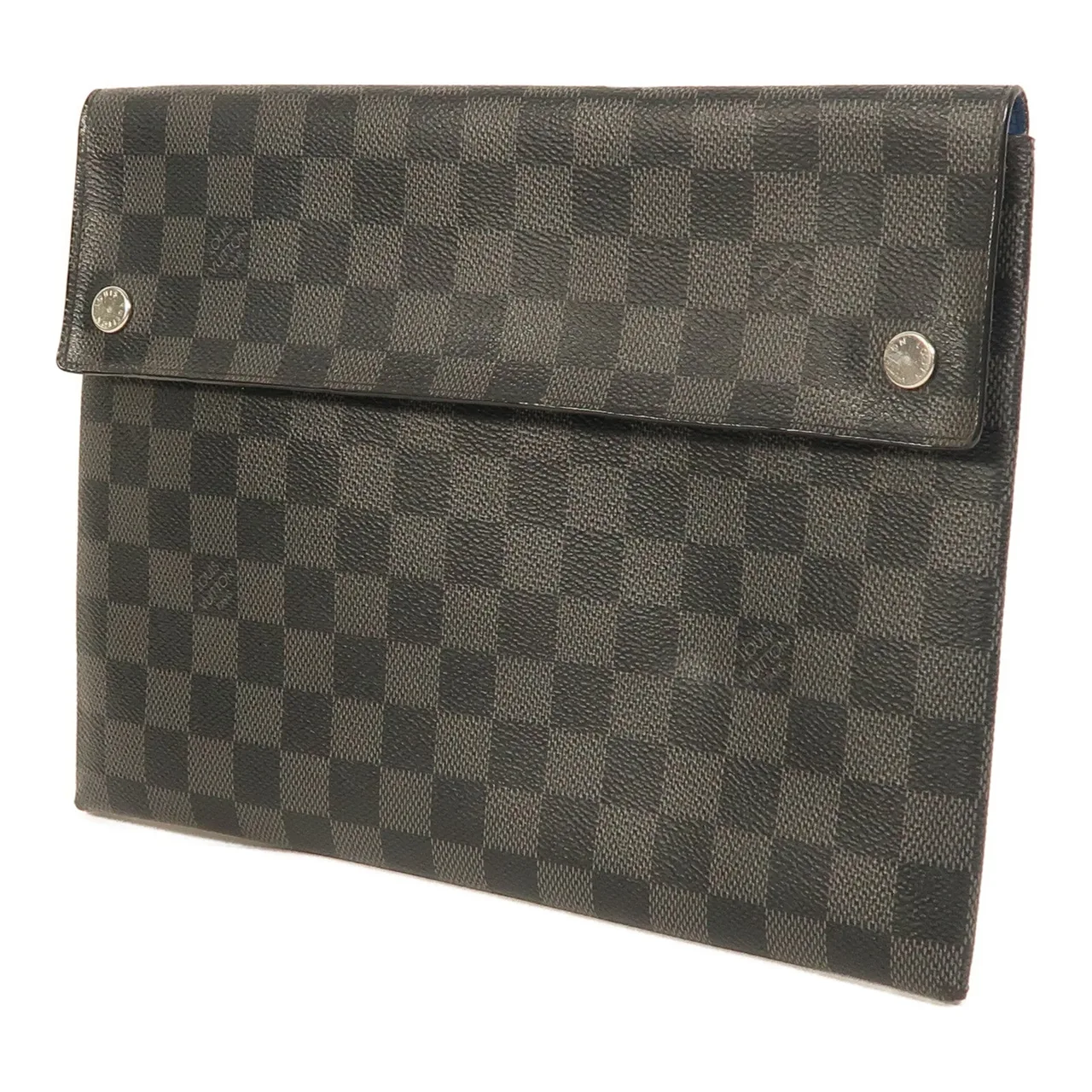 LOUIS VUITTON N60255 Clutch Coated Canvas 黑色 / Black Coated Canvas Rank B - Thumbnail 3