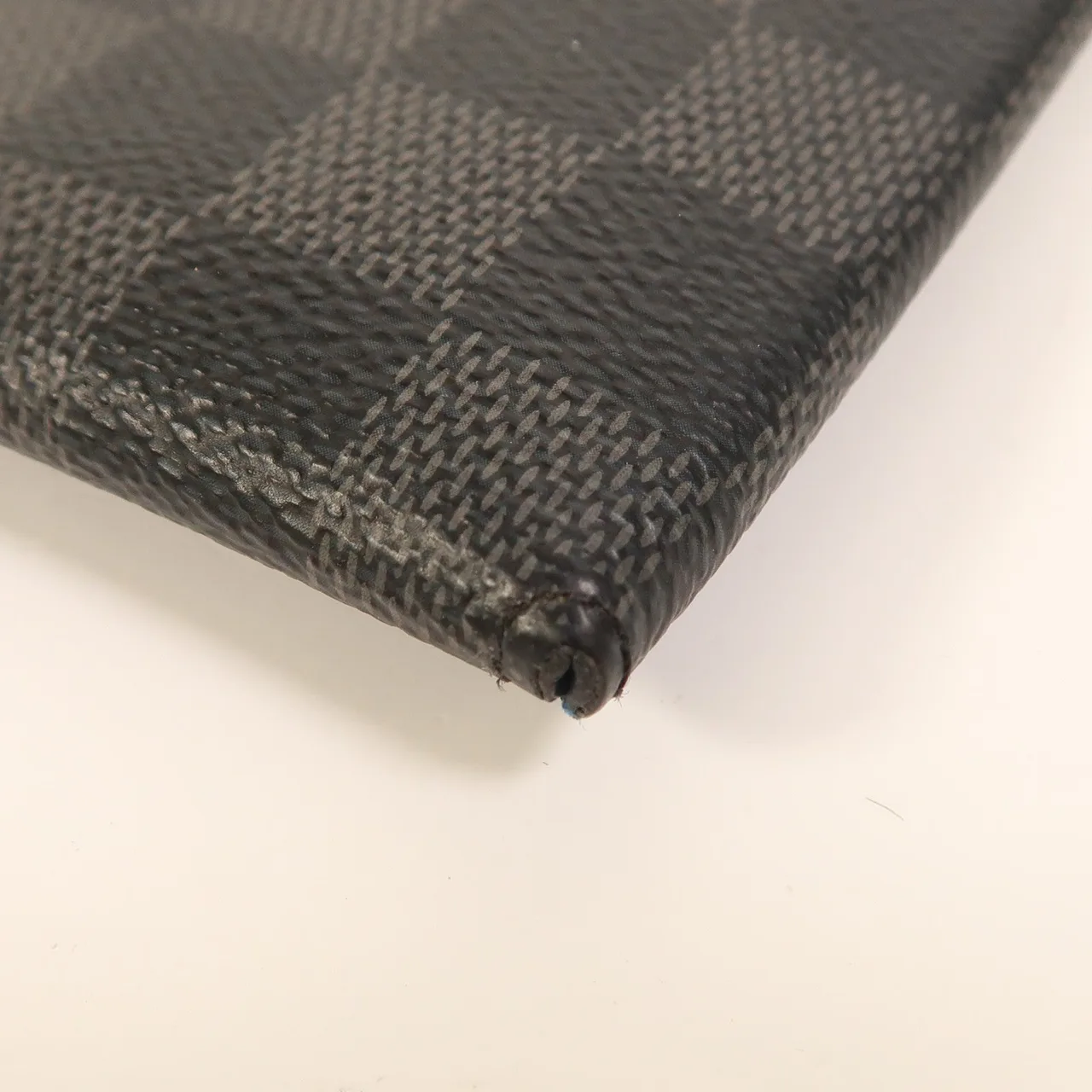 LOUIS VUITTON N60255 Clutch Coated Canvas 黑色 / Black Coated Canvas Rank B - Thumbnail 8