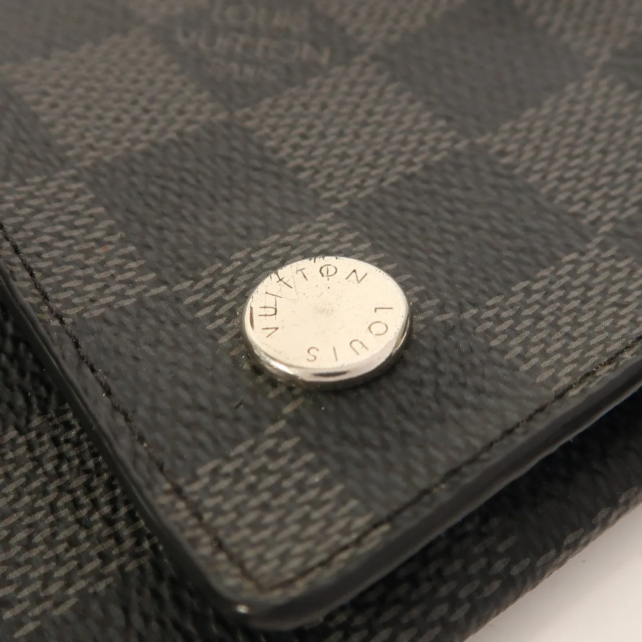 LOUIS VUITTON N60255 Clutch Coated Canvas 黑色 / Black Coated Canvas Rank B - Thumbnail 12
