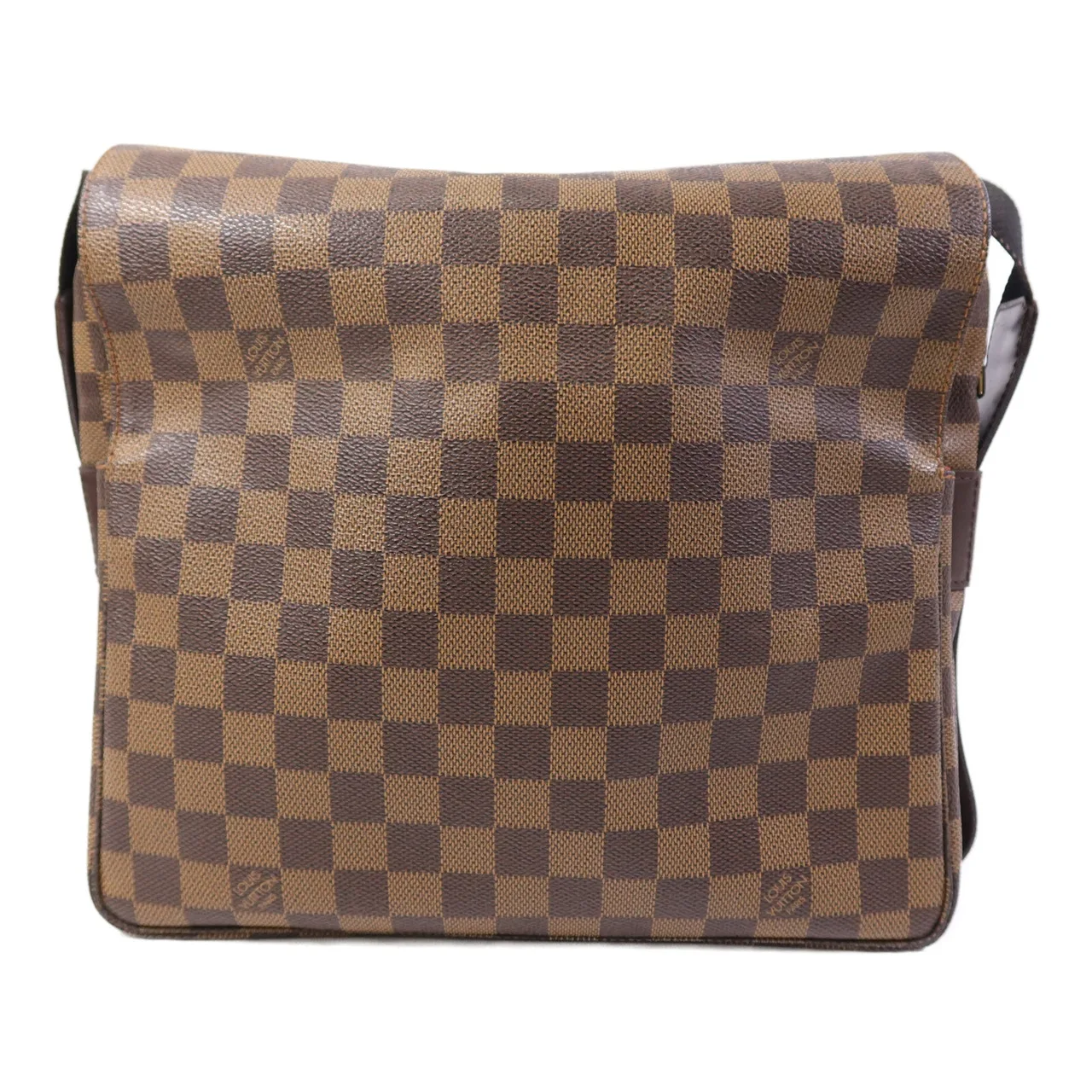 LOUIS VUITTON Naviglio N45255 Shoulder Bag Coated Canvas 棕色 Coated Canvas Rank B - Thumbnail 2