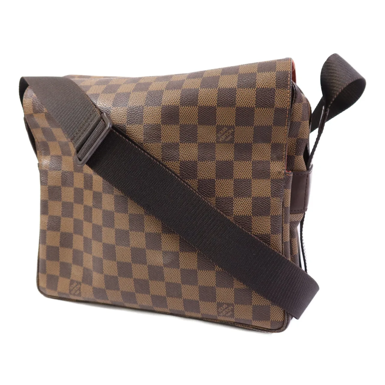 LOUIS VUITTON Naviglio N45255 Shoulder Bag Coated Canvas 棕色 Coated Canvas Rank B - Thumbnail 3