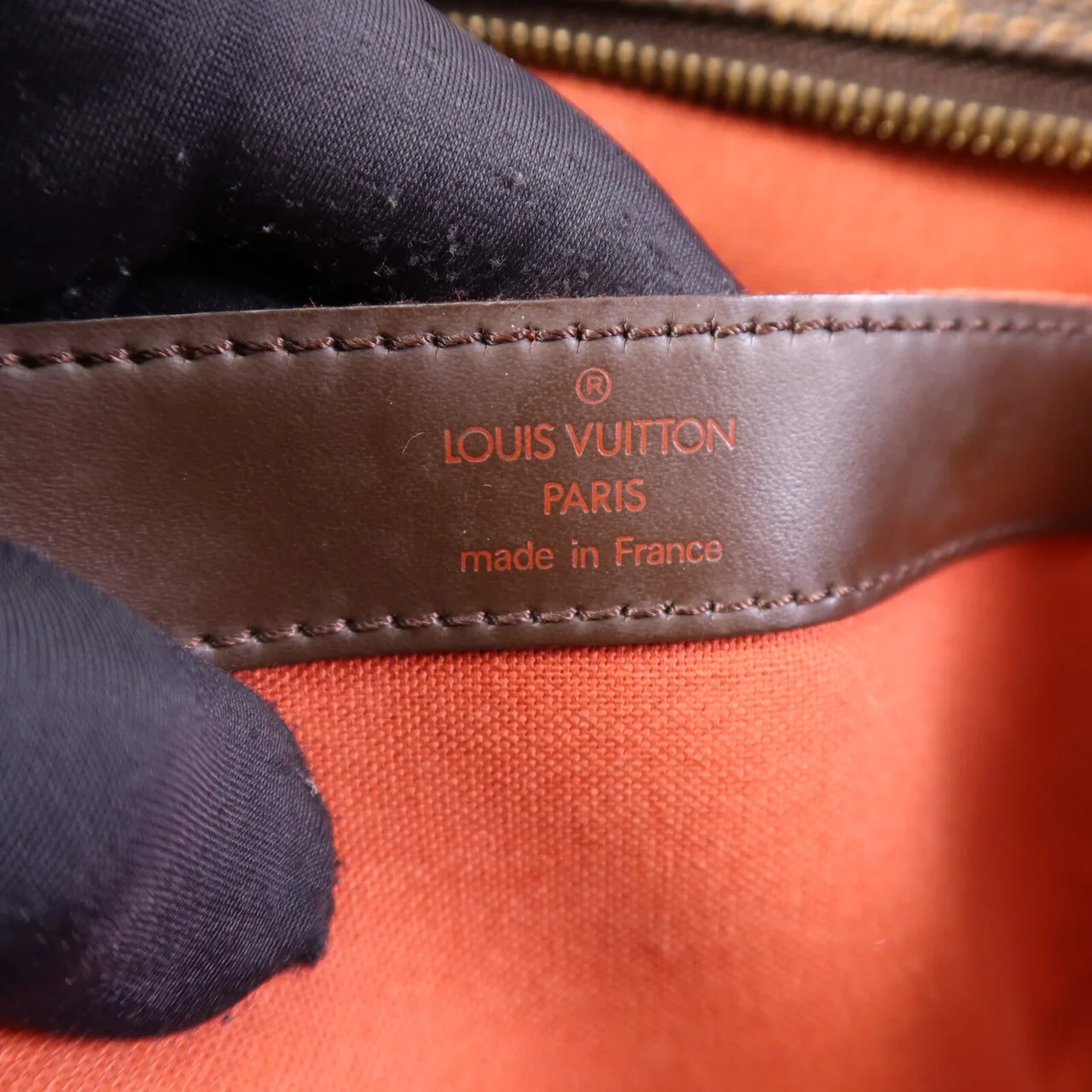 LOUIS VUITTON Naviglio N45255 Shoulder Bag Coated Canvas 棕色 Coated Canvas Rank B - Thumbnail 13