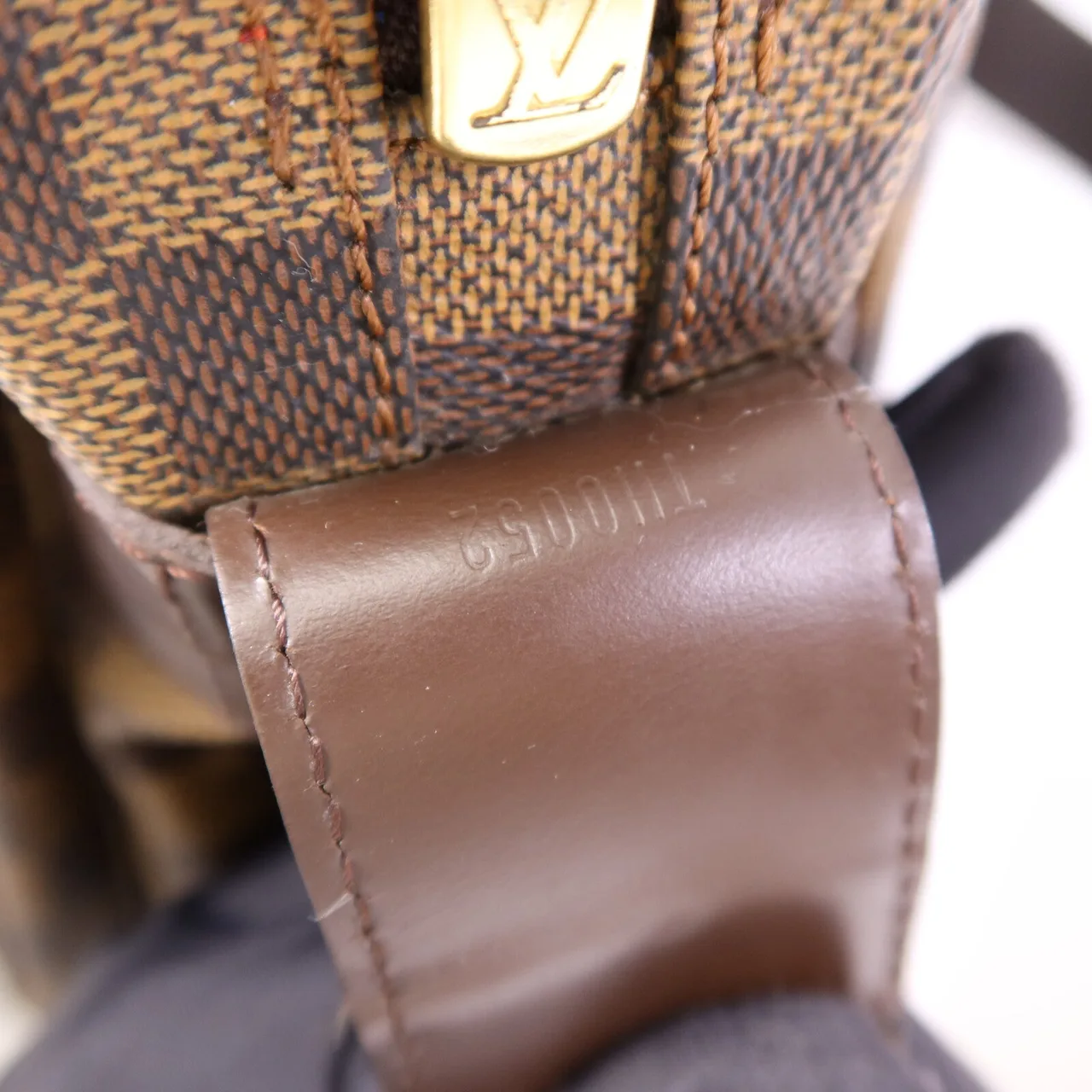 LOUIS VUITTON Naviglio N45255 Shoulder Bag Coated Canvas 棕色 Coated Canvas Rank B - Thumbnail 14