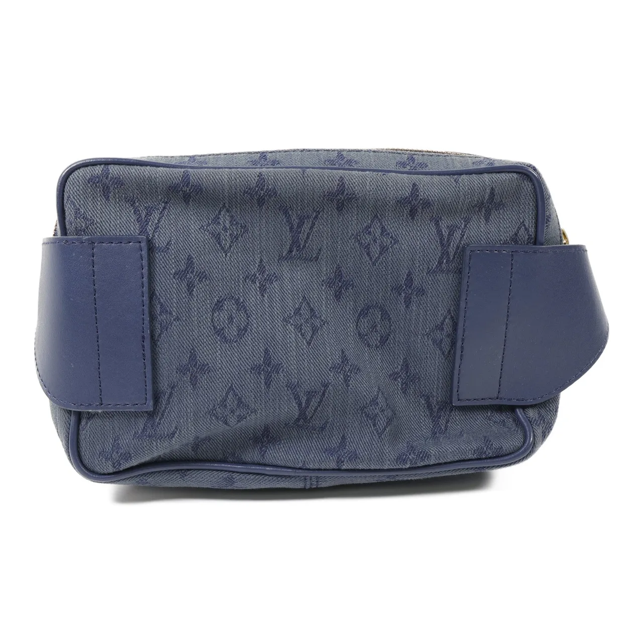 LOUIS VUITTON Bumbag M44741 Shoulder Bag denim 藍色 denim Rank A - Thumbnail 2