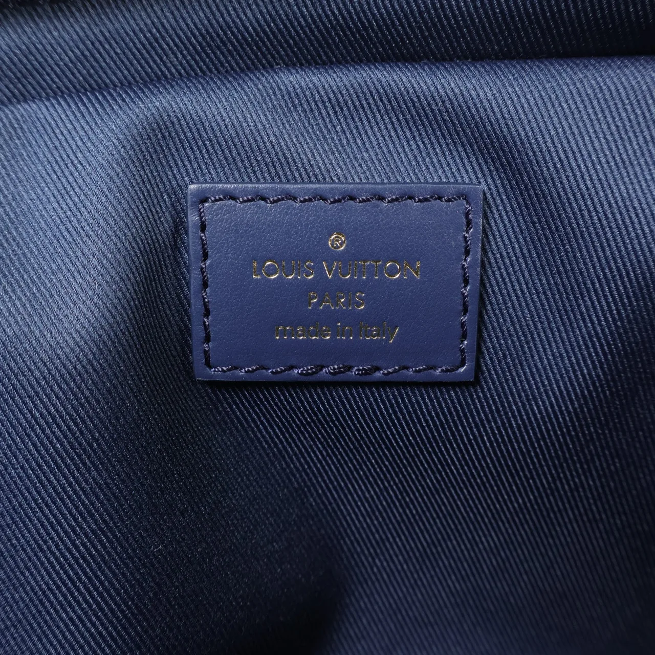 LOUIS VUITTON Bumbag M44741 Shoulder Bag denim 藍色 denim Rank A - Thumbnail 11