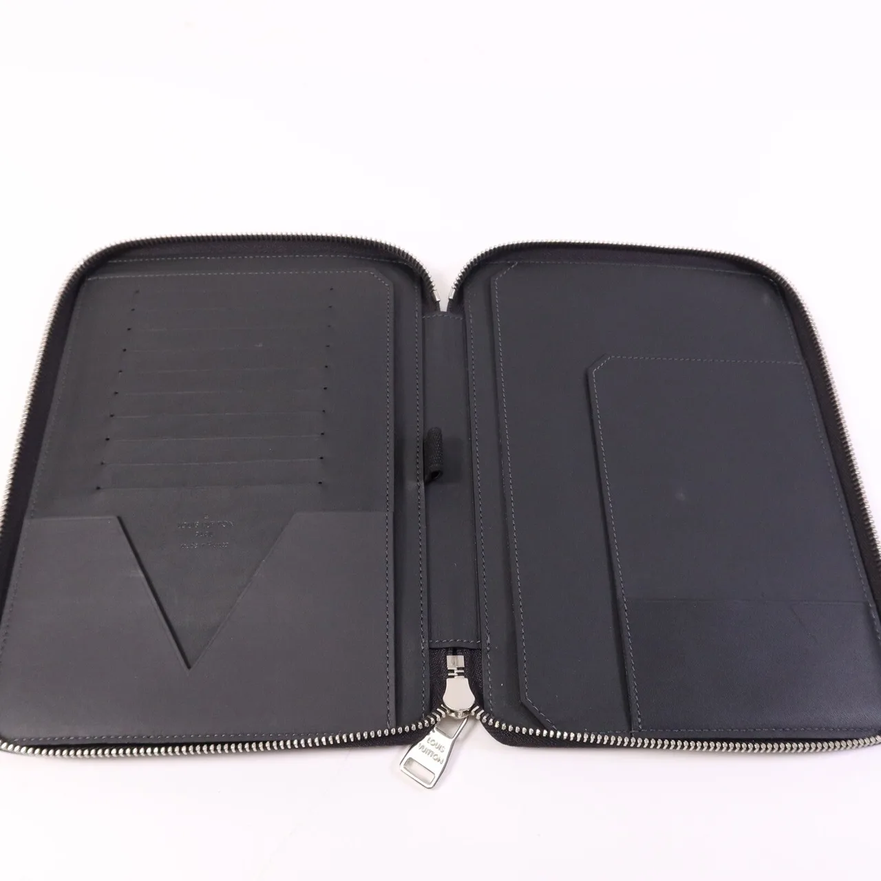 LOUIS VUITTON M61259 手拿包 牛皮 黑色 牛皮 中古品A - 縮圖 5