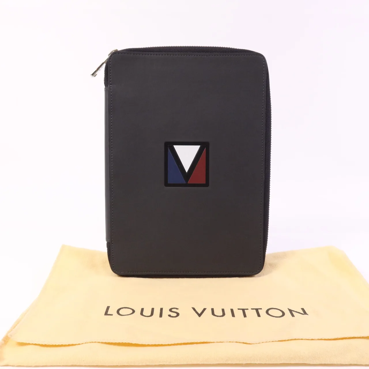 LOUIS VUITTON M61259 手拿包 牛皮 黑色 牛皮 中古品A - 縮圖 9