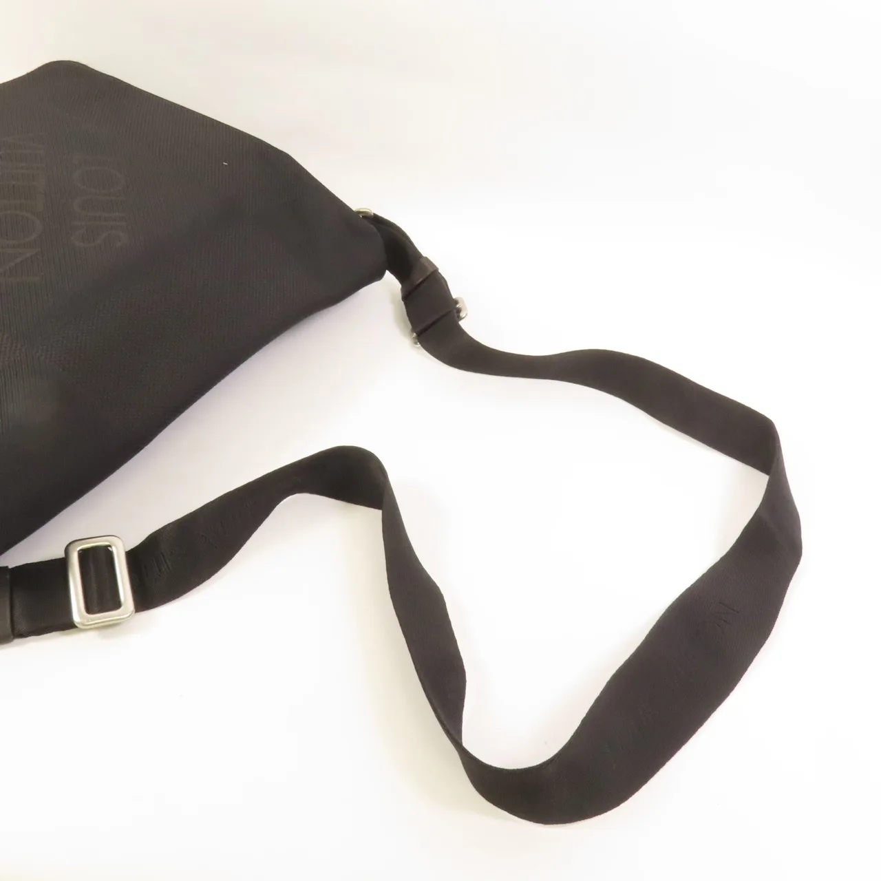 LOUIS VUITTON M93225 肩背包 帆布 黑色 帆布 中古品B - 縮圖 5