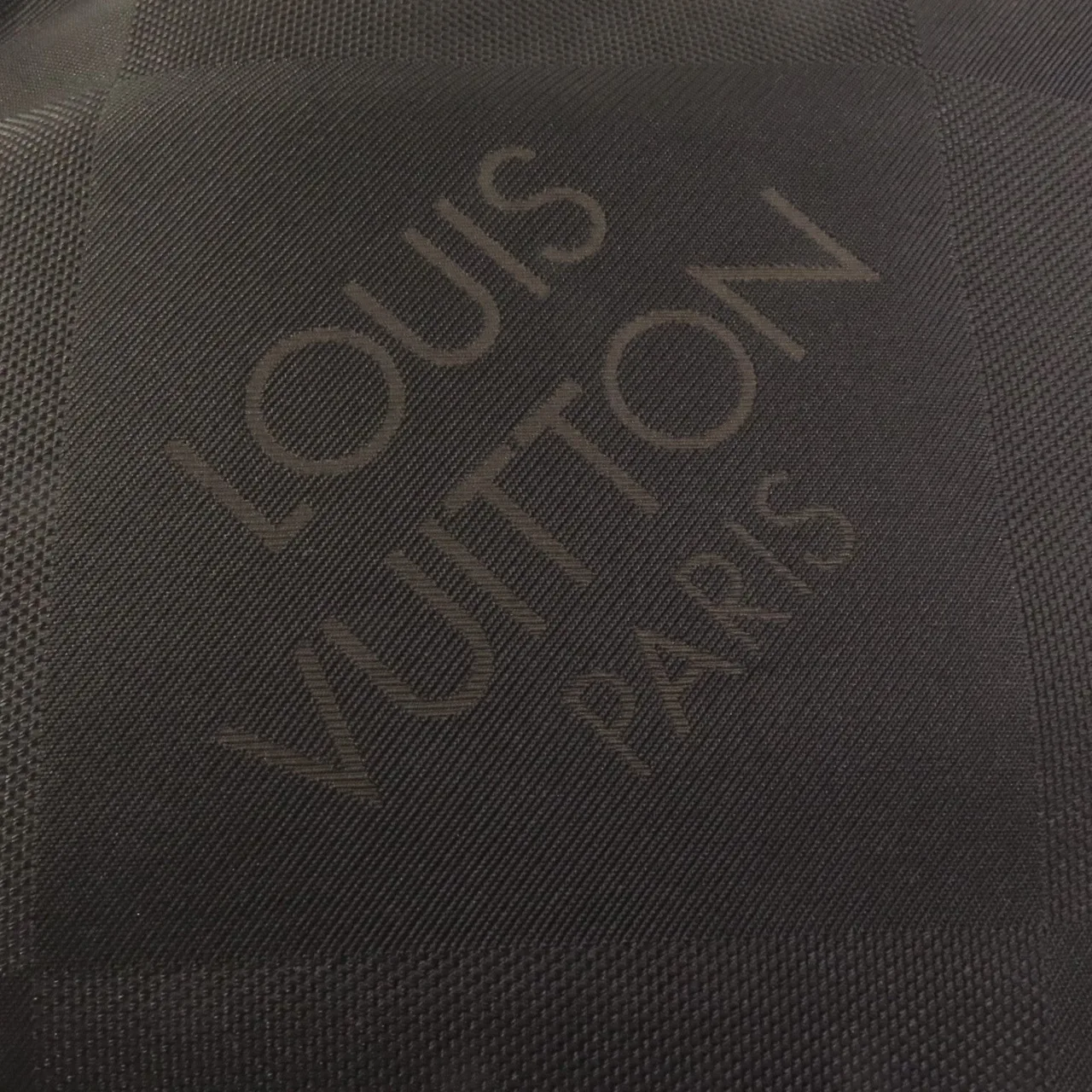 LOUIS VUITTON M93225 肩背包 帆布 黑色 帆布 中古品B - 縮圖 7