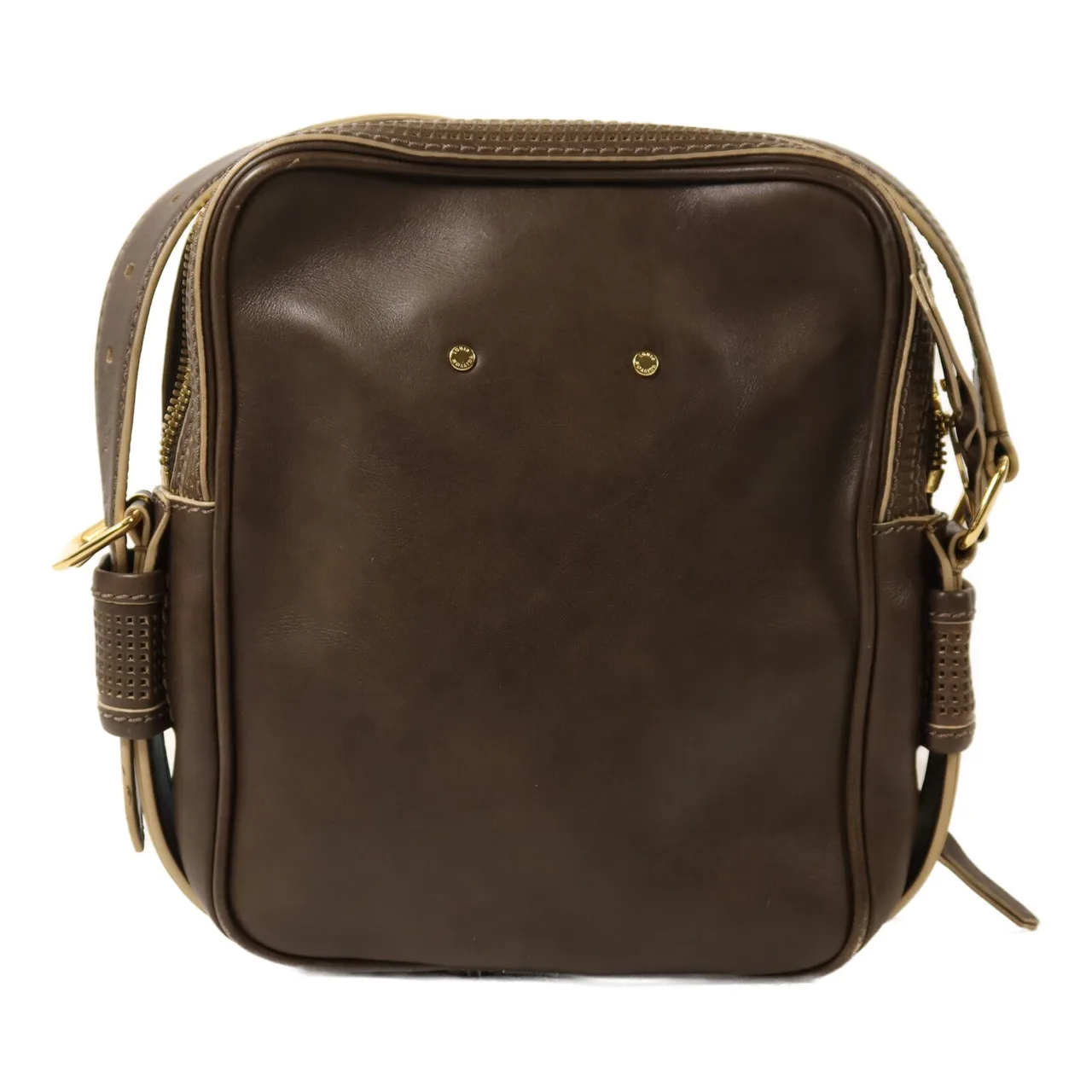 LOUIS VUITTON M95322 肩背包 牛皮 棕色 牛皮 中古品B - 縮圖 2