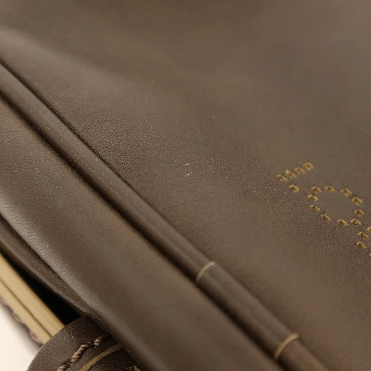 LOUIS VUITTON M95322 肩背包 牛皮 棕色 牛皮 中古品B - 縮圖 16