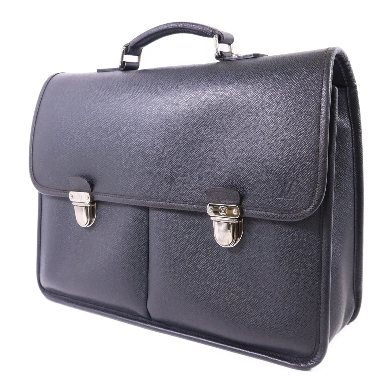 LOUIS VUITTON M32622 手提包 牛皮 黑色 牛皮 中古品B - 縮圖 3