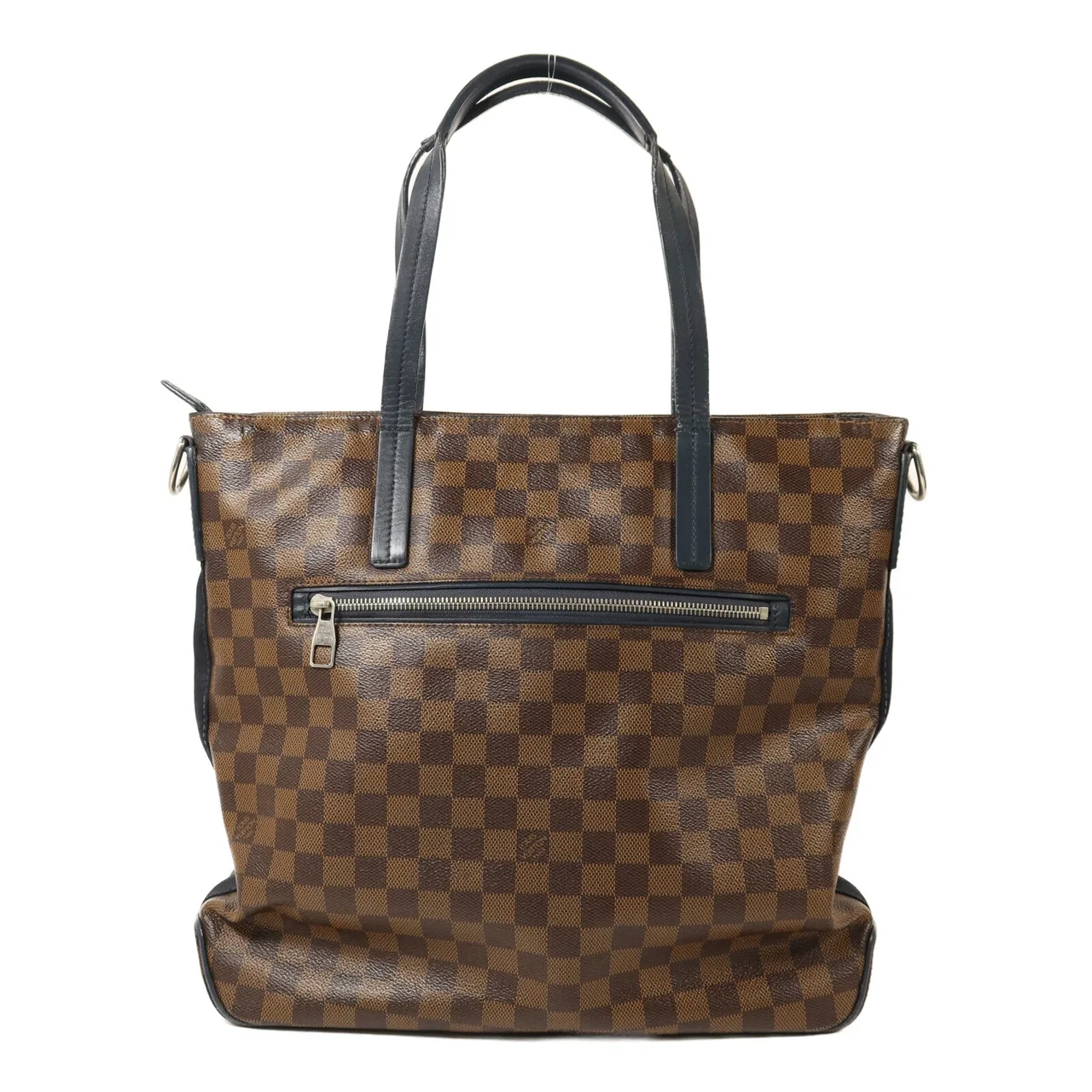 LOUIS VUITTON N41255 兩用包 塗層帆布 棕色 / 藍色 塗層帆布 中古品B - 縮圖 2
