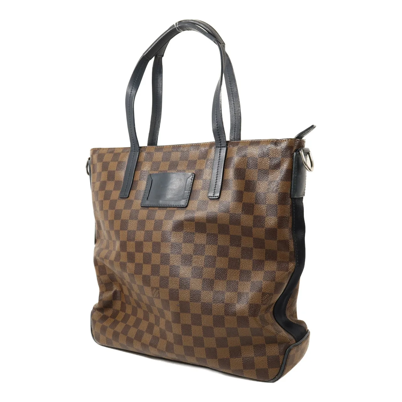 LOUIS VUITTON N41255 兩用包 塗層帆布 棕色 / 藍色 塗層帆布 中古品B - 縮圖 3
