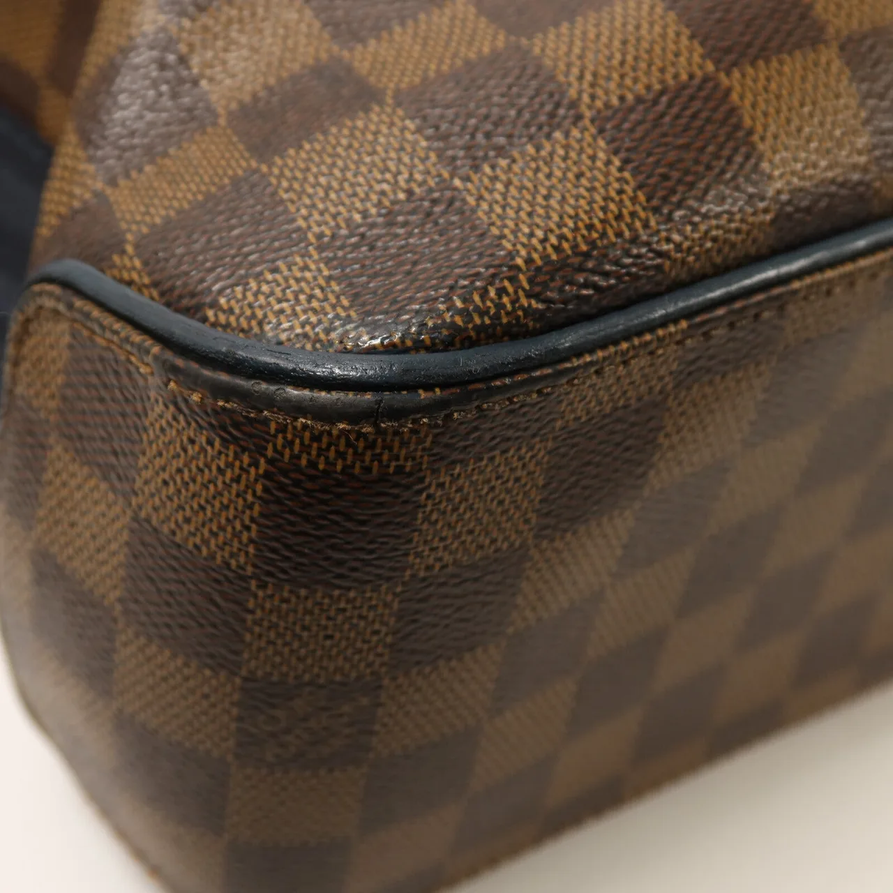 LOUIS VUITTON N41255 兩用包 塗層帆布 棕色 / 藍色 塗層帆布 中古品B - 縮圖 11