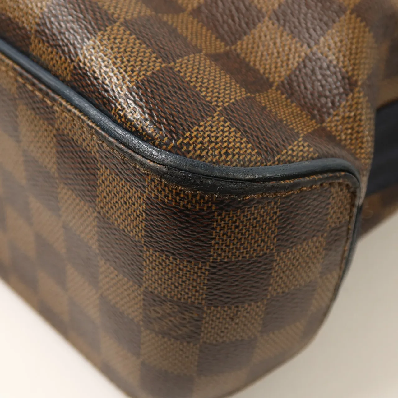 LOUIS VUITTON N41255 兩用包 塗層帆布 棕色 / 藍色 塗層帆布 中古品B - 縮圖 12