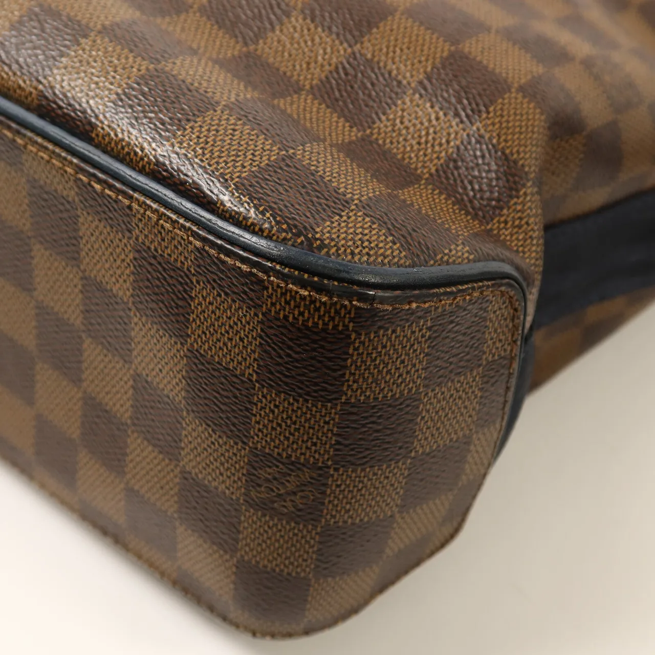 LOUIS VUITTON N41255 兩用包 塗層帆布 棕色 / 藍色 塗層帆布 中古品B - 縮圖 14