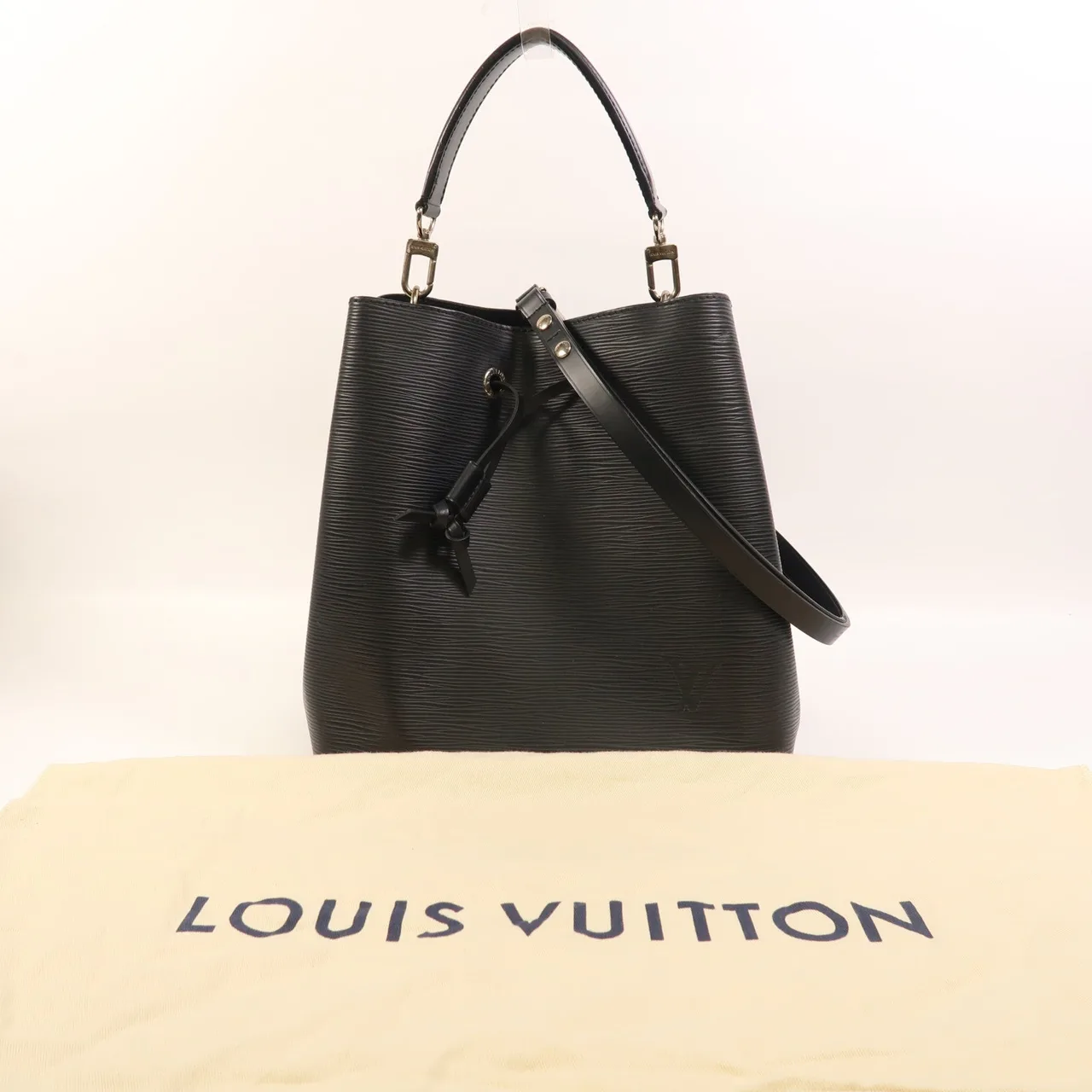 LOUIS VUITTON NeoNoe M54366 兩用包 牛皮 黑色 / Black 牛皮 中古品A - 縮圖 10