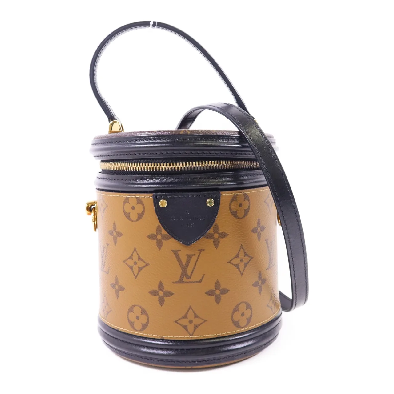 LOUIS VUITTON Cannes M43986 2-Way Bag Coated Canvas 棕色