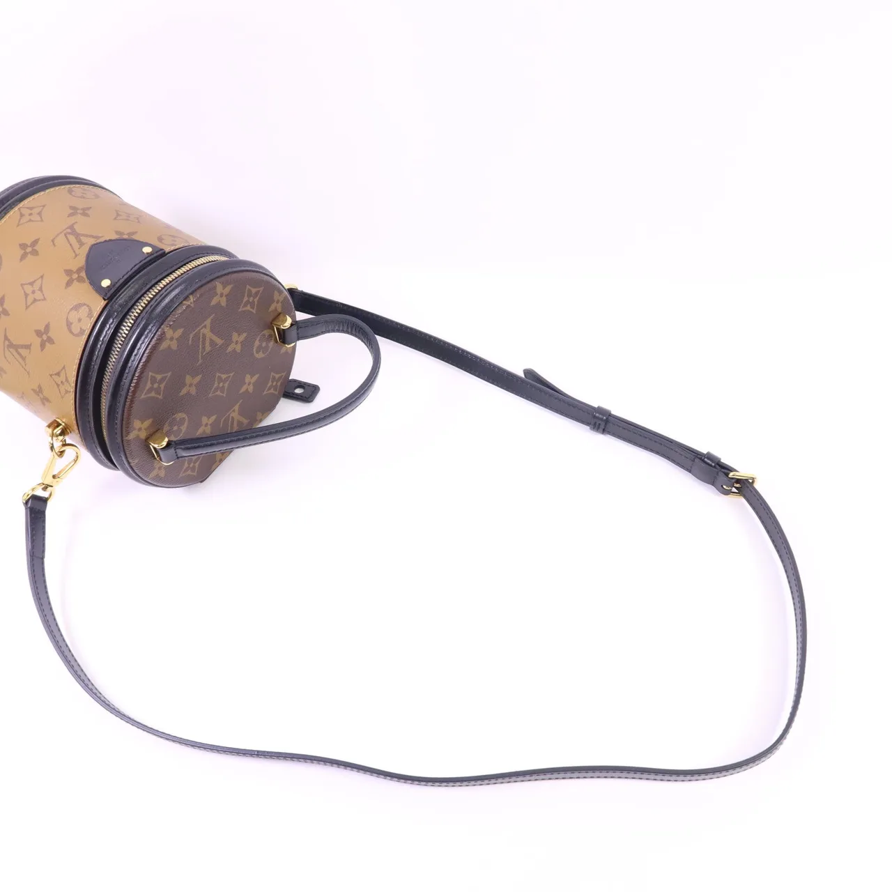 LOUIS VUITTON Cannes M43986 2-Way Bag Coated Canvas 棕色 Coated Canvas Rank A - Thumbnail 5