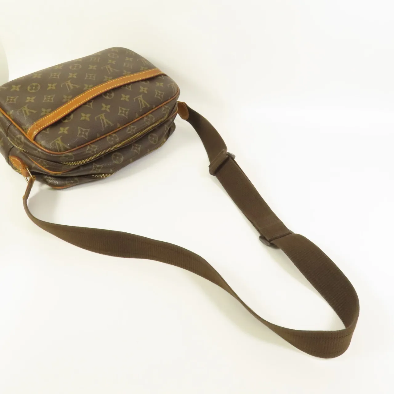 LOUIS VUITTON Reporter M45254 肩背包 塗層帆布 棕色 塗層帆布 中古品B - 縮圖 5