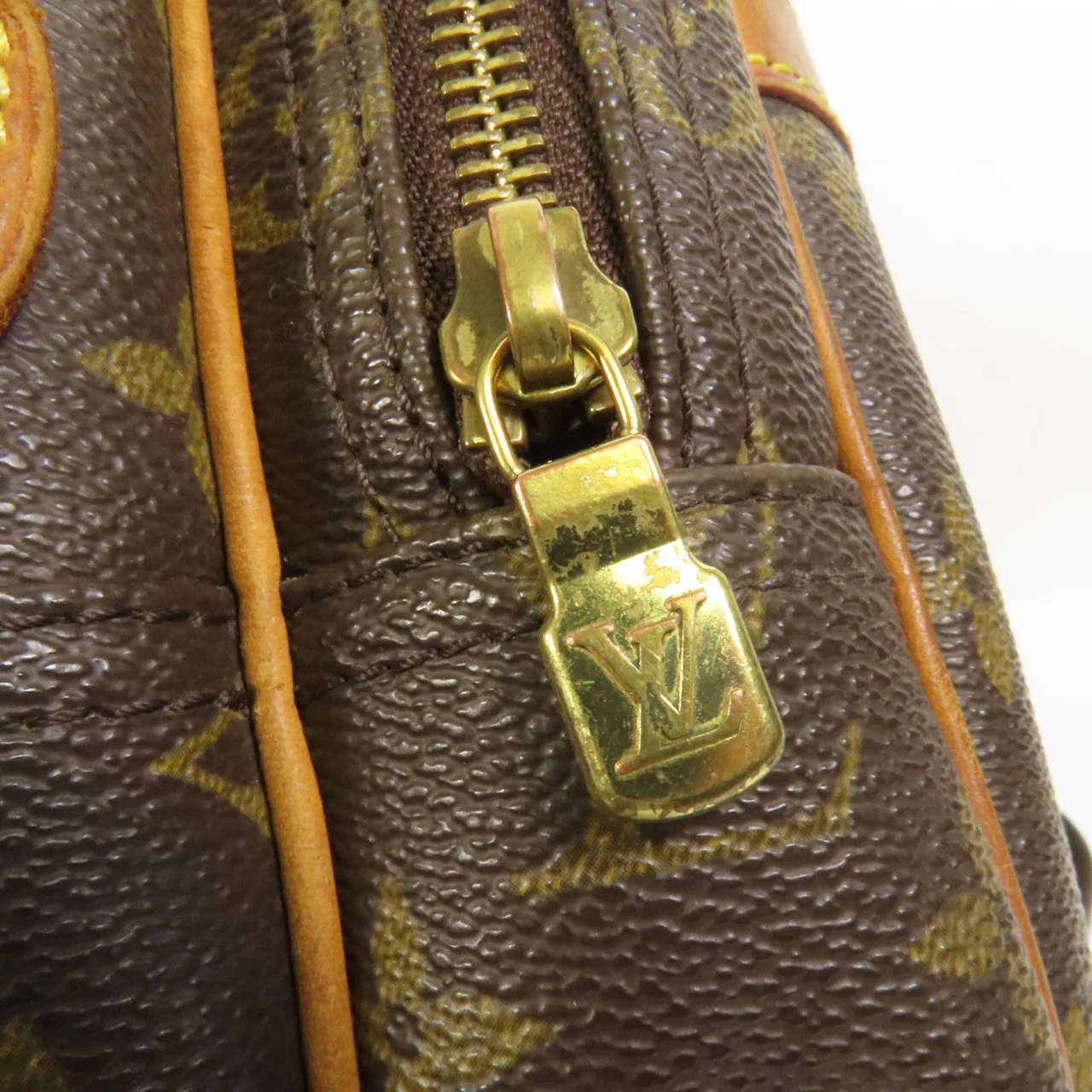 LOUIS VUITTON Reporter M45254 肩背包 塗層帆布 棕色 塗層帆布 中古品B - 縮圖 7