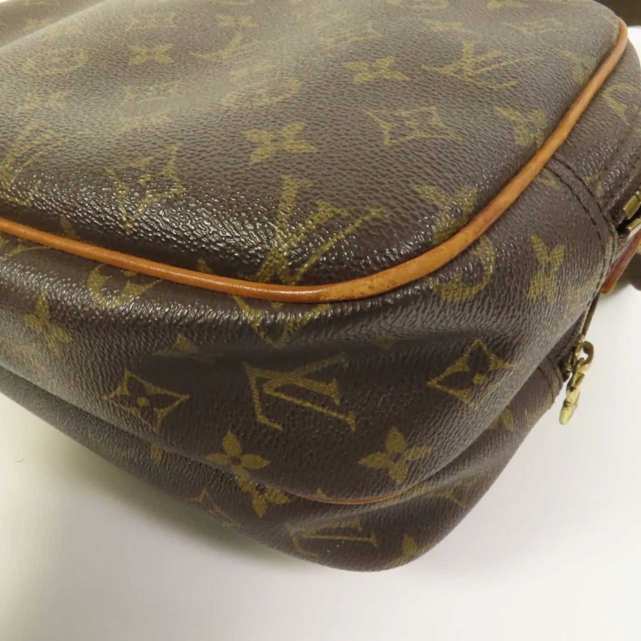 LOUIS VUITTON Reporter M45254 肩背包 塗層帆布 棕色 塗層帆布 中古品B - 縮圖 12