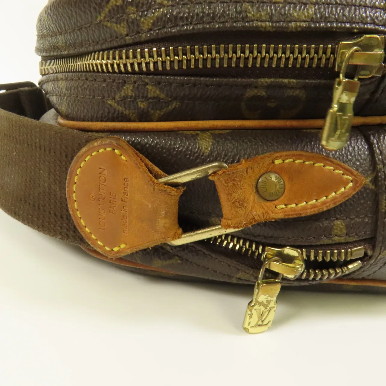 LOUIS VUITTON Reporter M45254 肩背包 塗層帆布 棕色 塗層帆布 中古品B - 縮圖 14