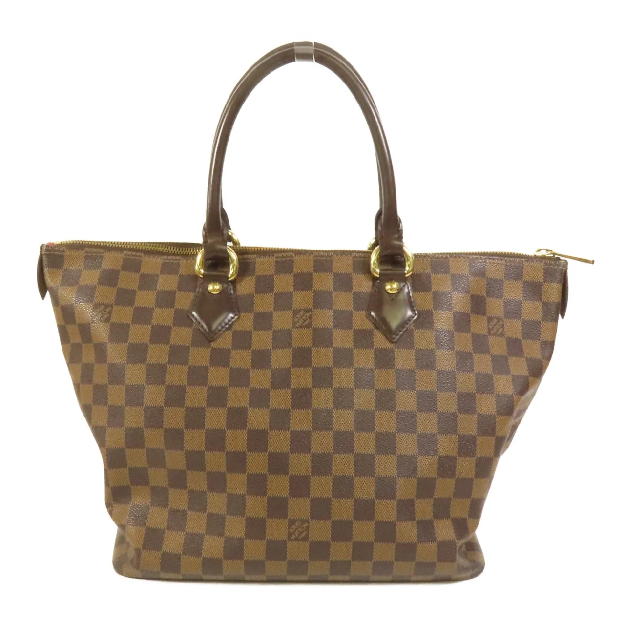 LOUIS VUITTON Saleya N51182 Shoulder Bag Coated Canvas 棕色