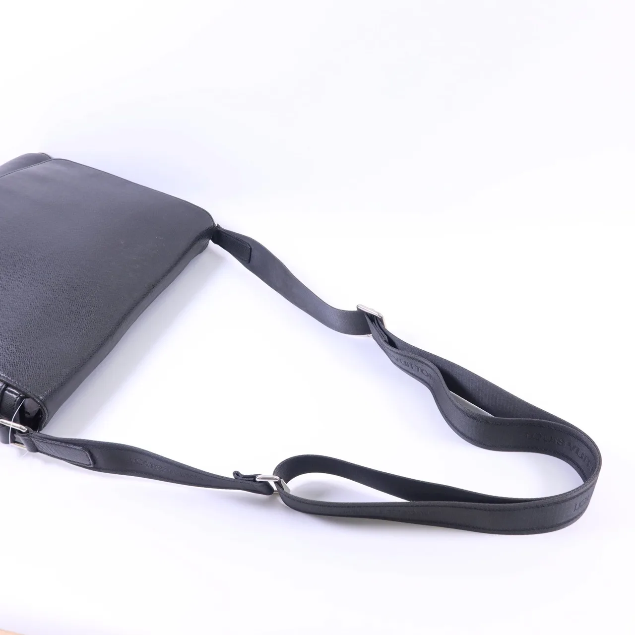 LOUIS VUITTON Roman M32623 肩背包 牛皮 灰色 牛皮 中古品B - 縮圖 5