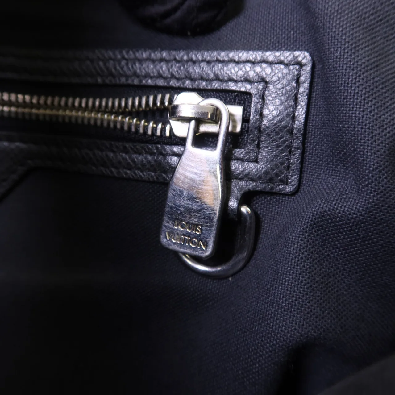 LOUIS VUITTON Roman M32623 肩背包 牛皮 灰色 牛皮 中古品B - 縮圖 9