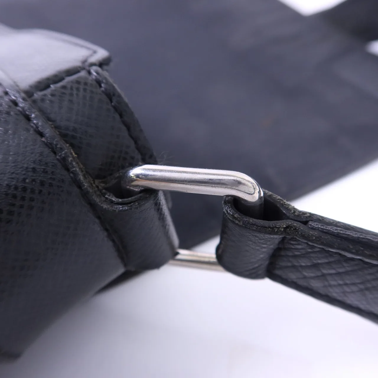 LOUIS VUITTON Roman M32623 肩背包 牛皮 灰色 牛皮 中古品B - 縮圖 10