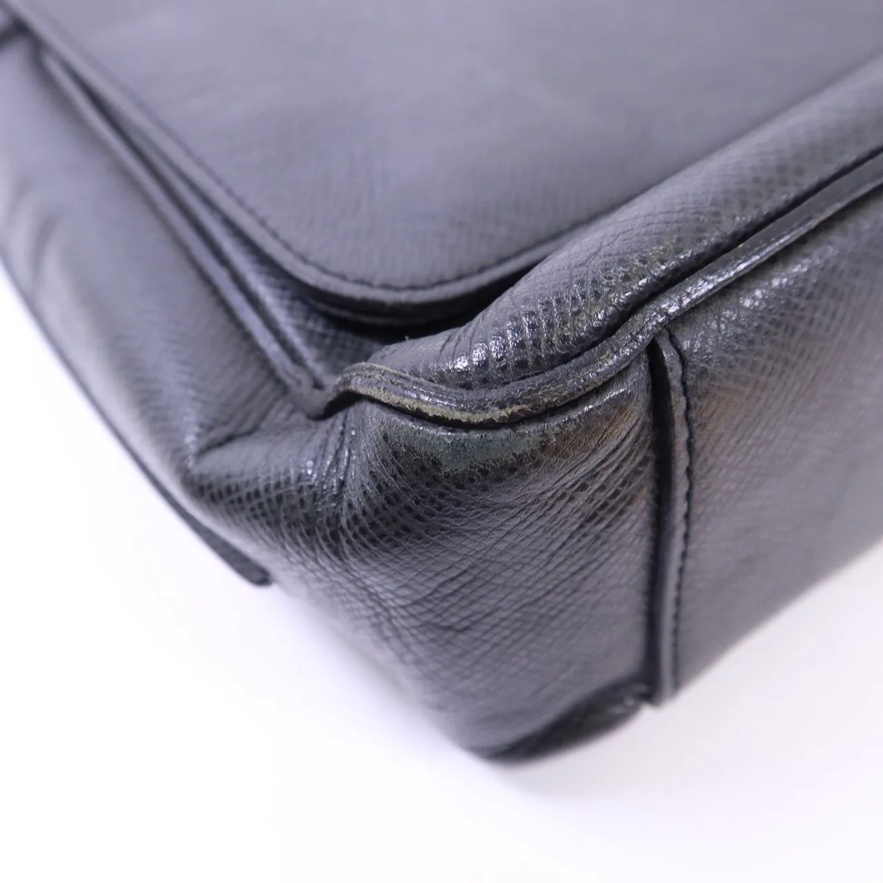 LOUIS VUITTON Roman M32623 肩背包 牛皮 灰色 牛皮 中古品B - 縮圖 14