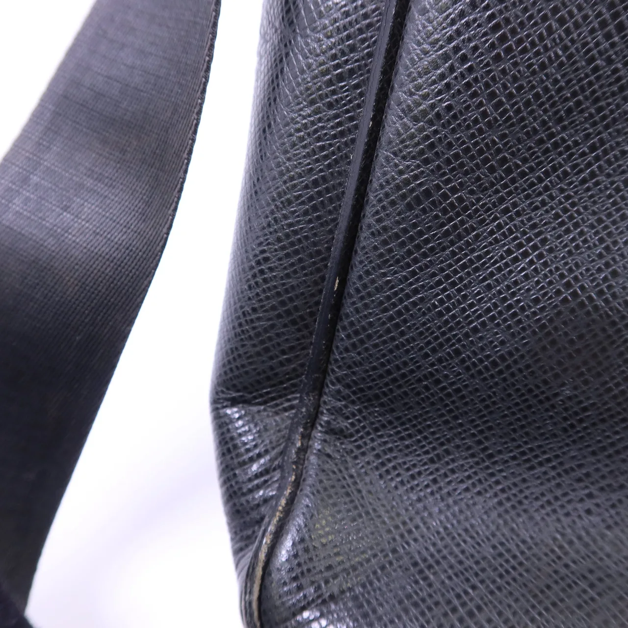 LOUIS VUITTON Roman M32623 肩背包 牛皮 灰色 牛皮 中古品B - 縮圖 21